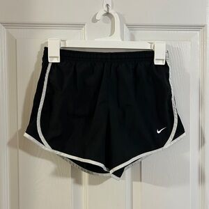 Nike Kid's Black Shorts with White Trim